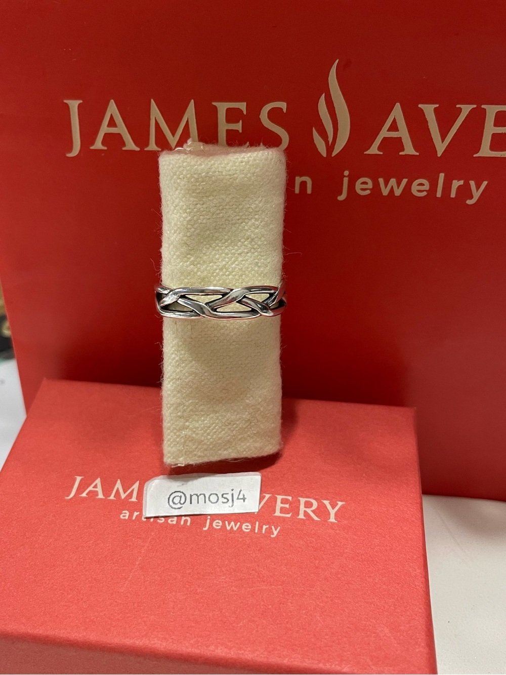James Avery Tresse Wedding Band - Picture 2 of 5
